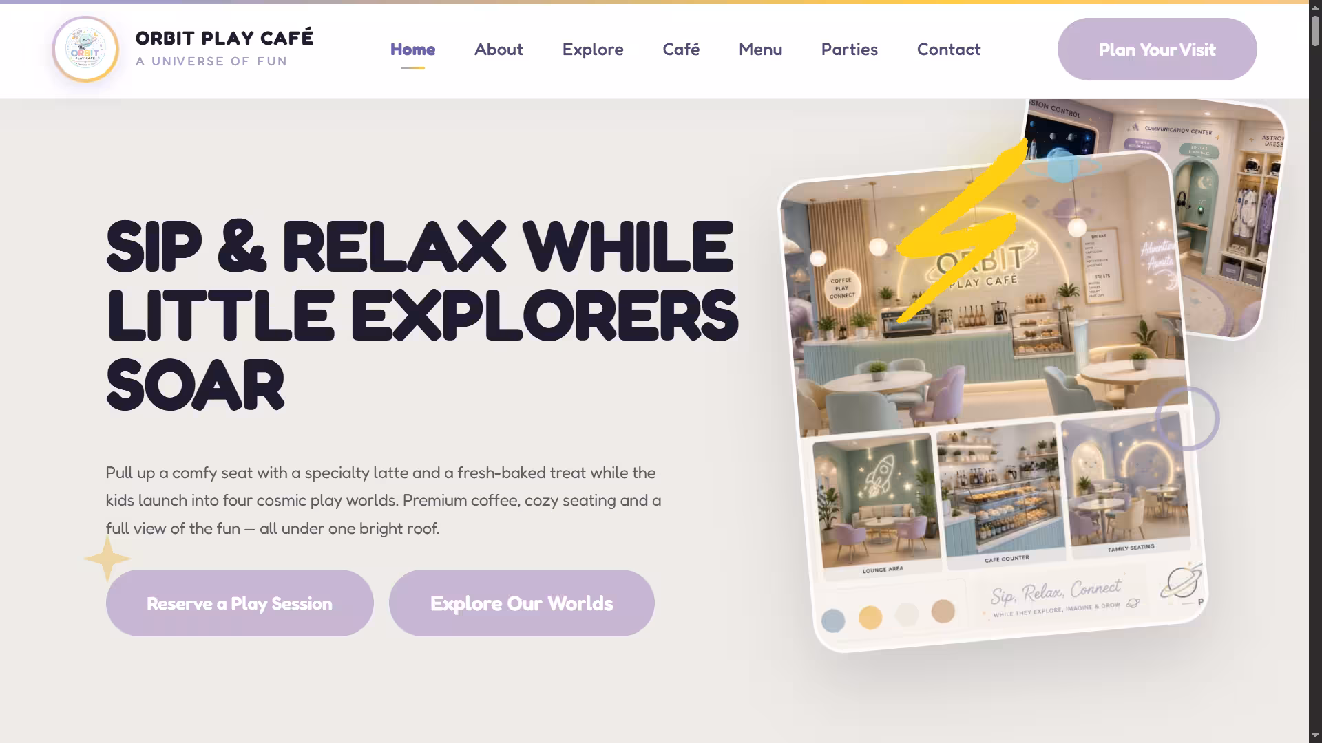 Website for Cafe